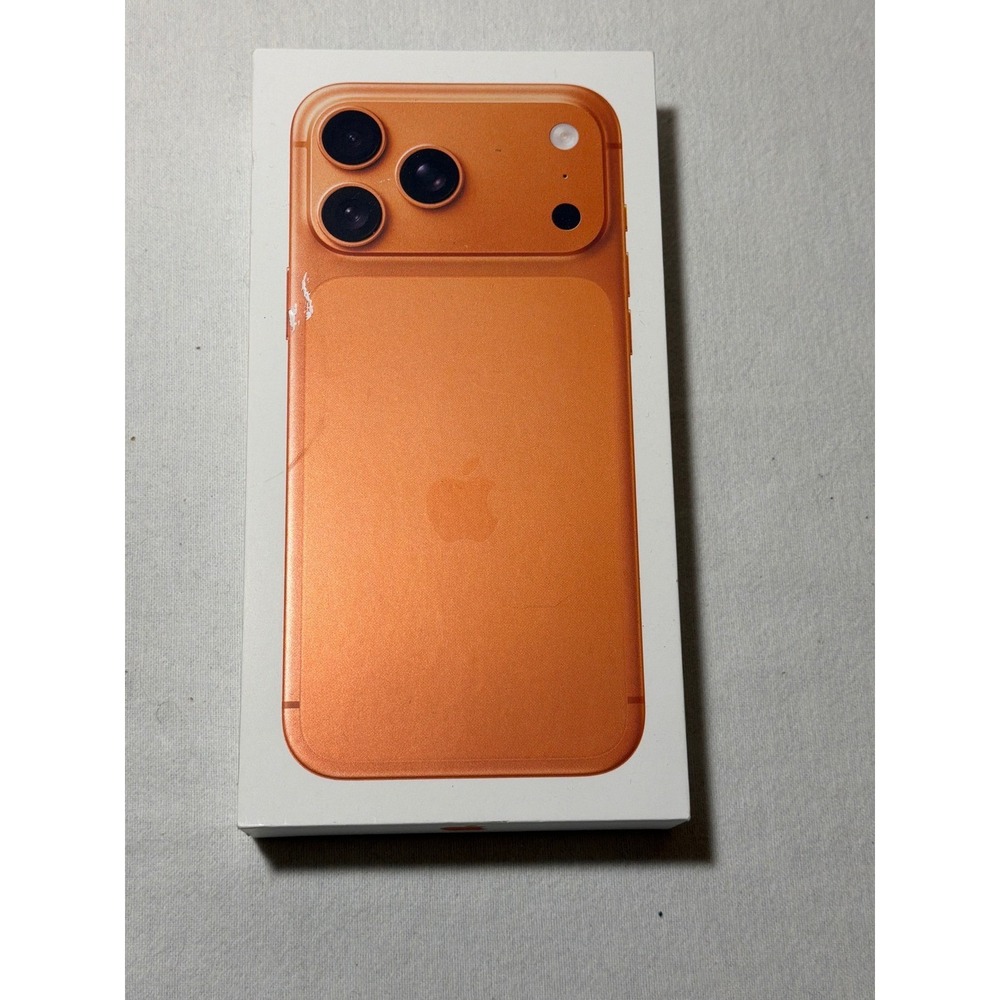 Apple iPhone 15 Pro Max Empty Box Only Titanium Orange Retail‎ Packaging